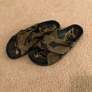 Sam Edelman camo sandals